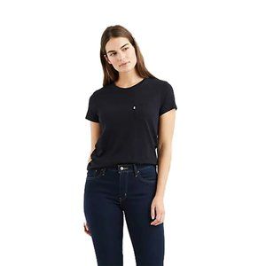 NWOT Levi's Perfect Pocket Crew Tee in Black